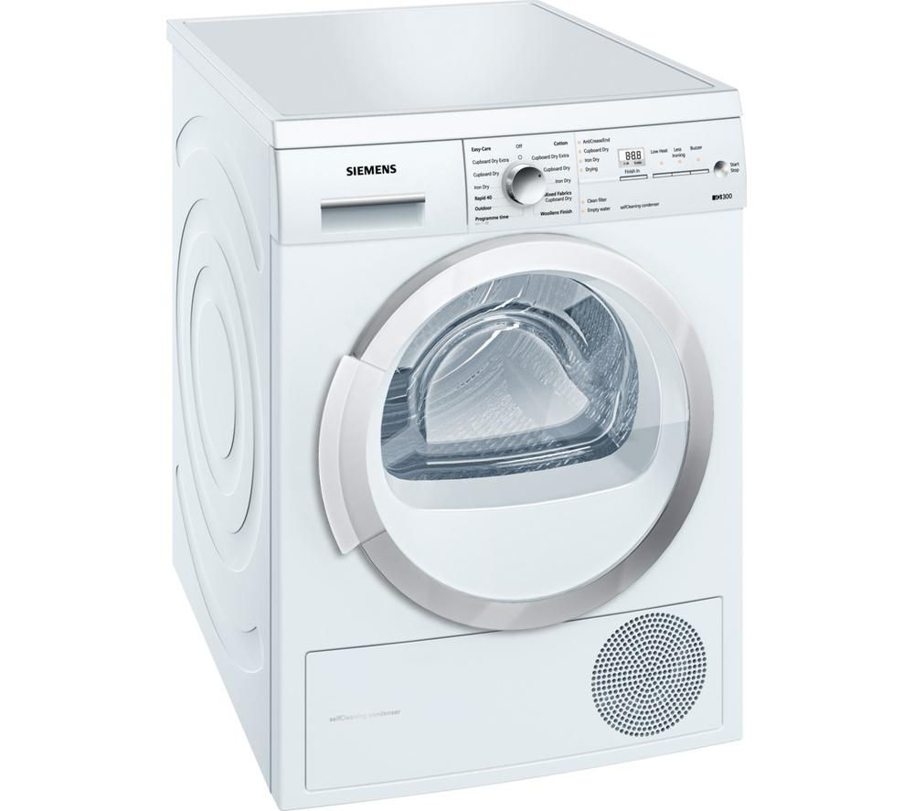 Buy SIEMENS WT46W381GB Condenser Tumble Dryer White Free Delivery