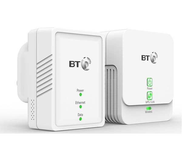 BT Essentials Wireless Powerline Adapter Kit Twin Pack Deals PC World