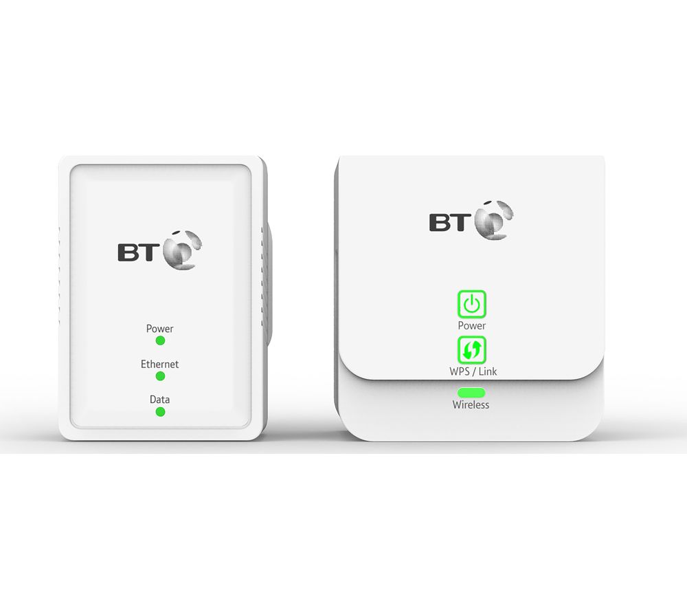 BT Essentials Wireless Powerline Adapter Kit Twin Pack Deals PC World