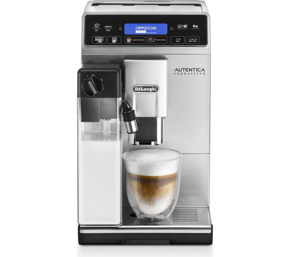 Delonghi Autentica Cappuccino ETAM29.660.SB Bean To Cup Coffee Machine in Silver