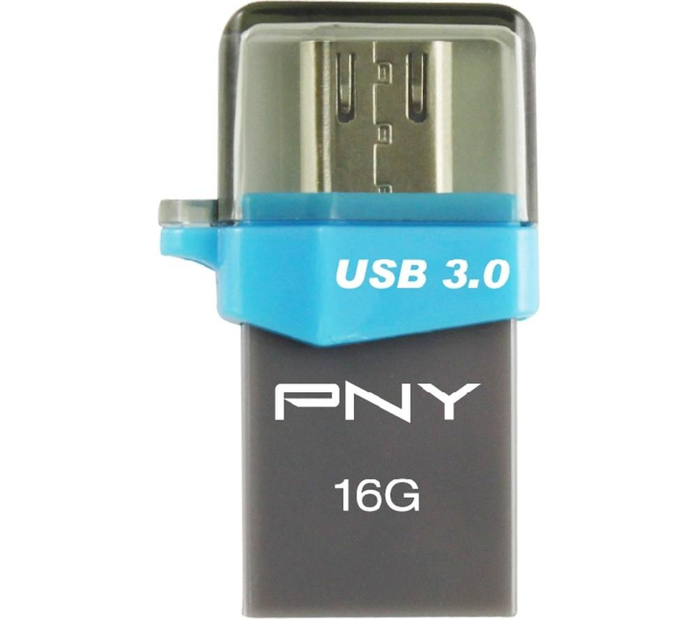 Pny 16 Gb On The Go Duo Link Ou3 2 0 Memory Stick pny 16 gb on the go duo link ou3 2 0 memory stick