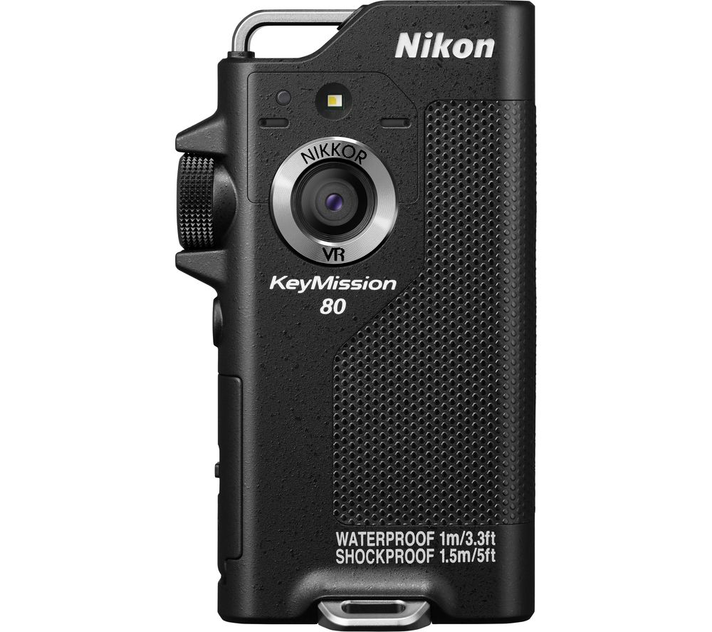 NIKON KeyMission 80 Action Camcorder Black Deals PC World