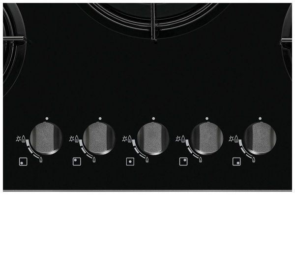Buy ZANUSSI ZGO75524BA Gas Hob Black Free Delivery Currys