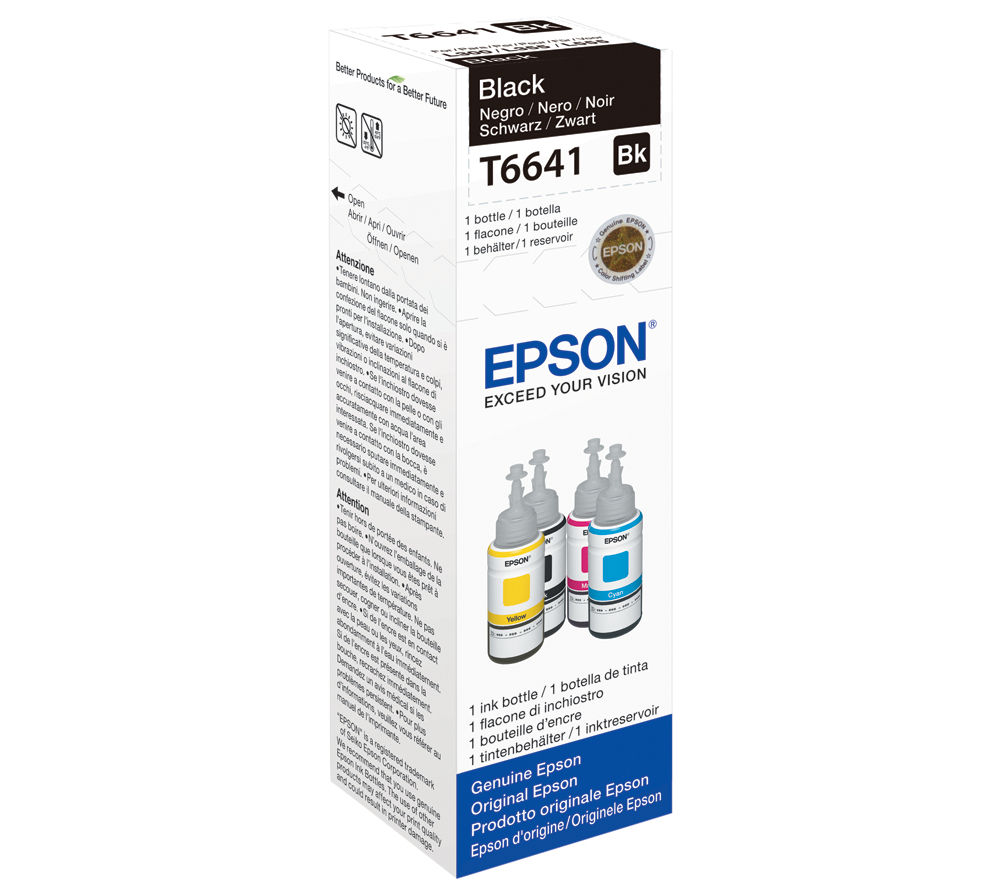 Epson T6641 Black Ecotank Ink Bottle 70 Ml Deals Pc World 