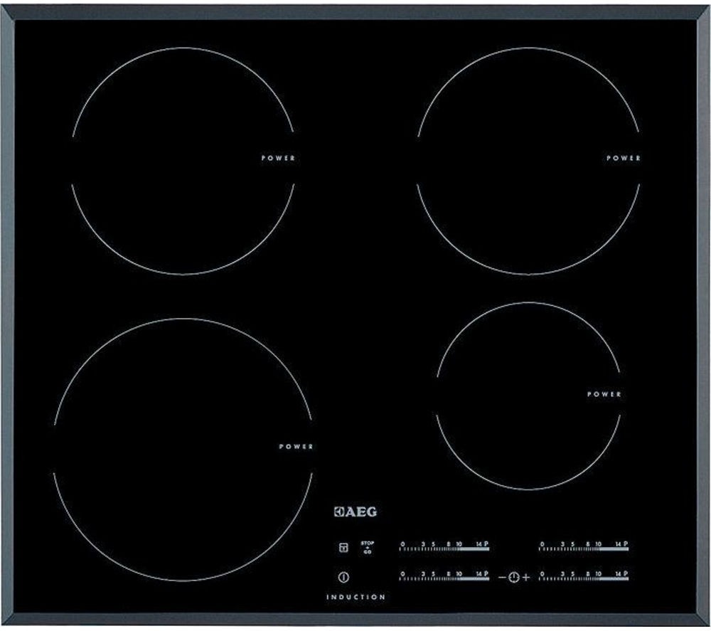 Aeg OptiHeat HK654200FB Electric Induction Hob in Black