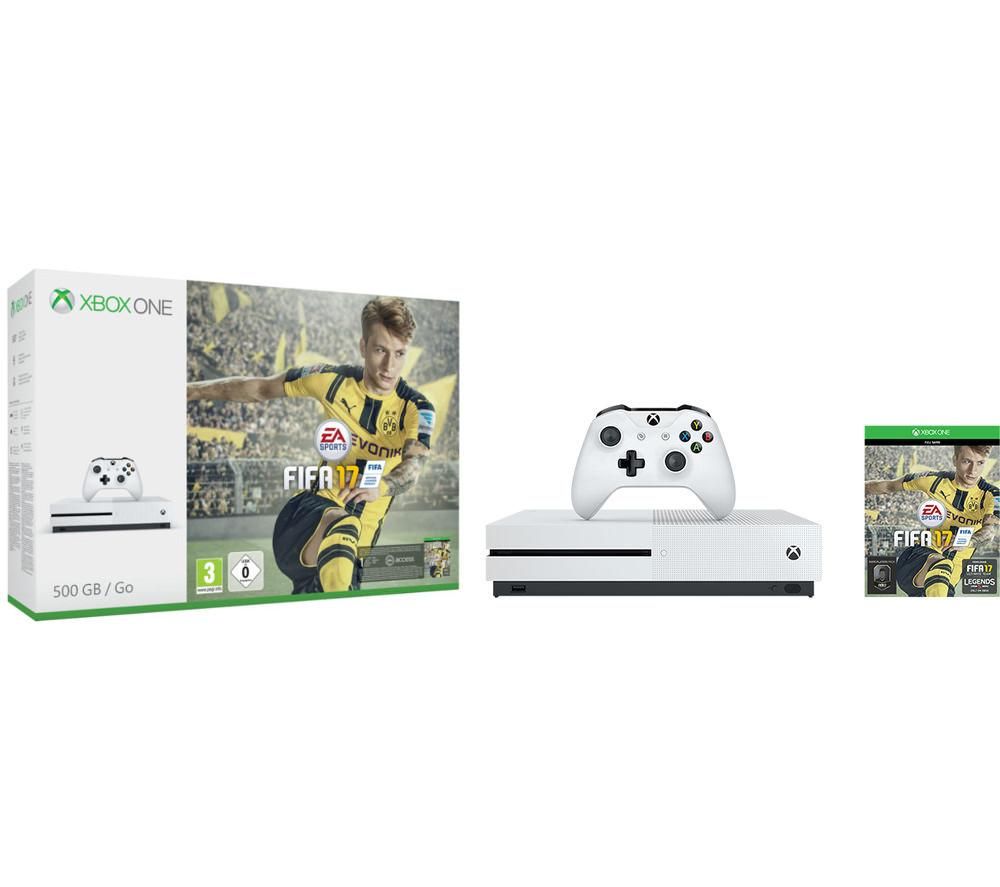 Buy MICROSOFT Xbox One S with FIFA 17 Free Delivery Currys
