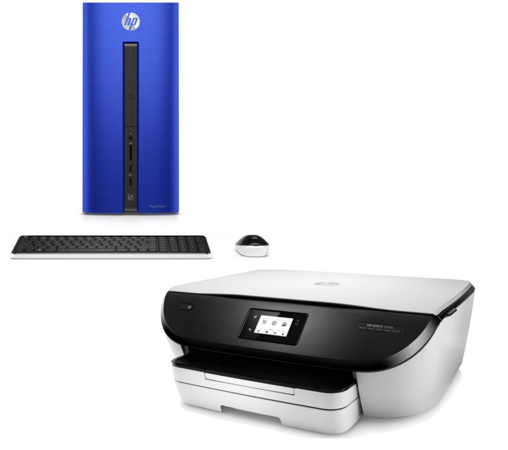 Buy HP Pavilion 550101na Desktop PC & ENVY 5546 AllinOne Printer
