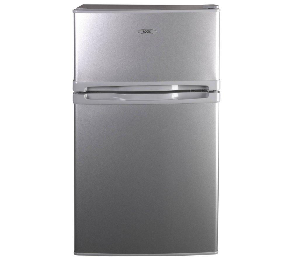 Logik LUC50S12 Undercounter Fridge Freezer in Silver