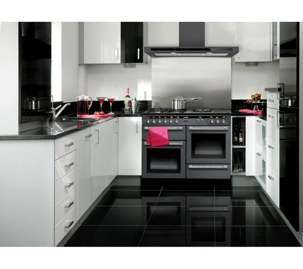 Buy RANGEMASTER HiLite 110 Dual Fuel Range Cooker Slate & Chrome