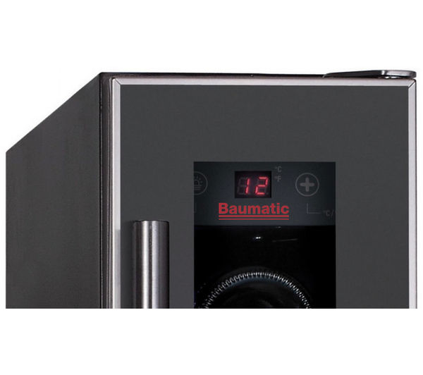 BAUMATIC BWC155SS Builtin Wine Cooler Black
