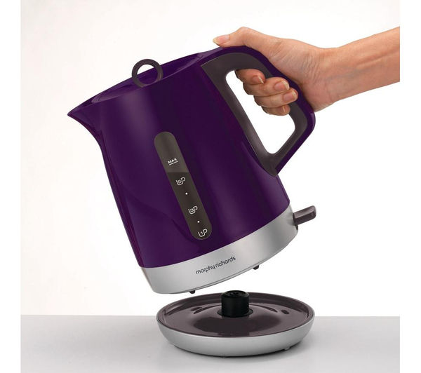 Buy MORPHY RICHARDS Chroma 101208 Jug Kettle Plum Free Delivery