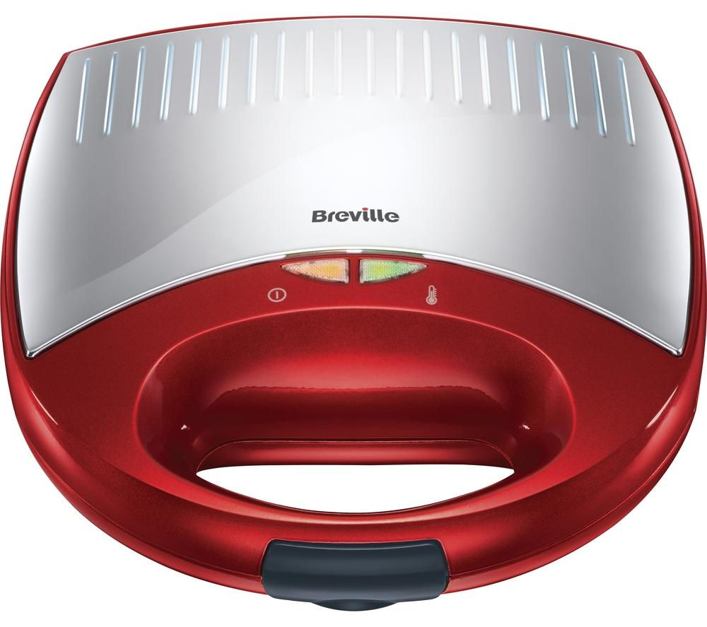 Buy BREVILLE VST038 2 Slice Sandwich Toaster Red Free Delivery Currys