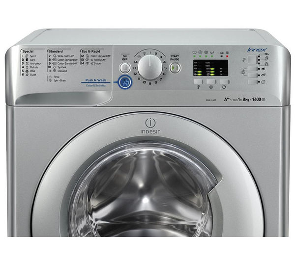 INDESIT XWA81682XS Washing Machine Silver
