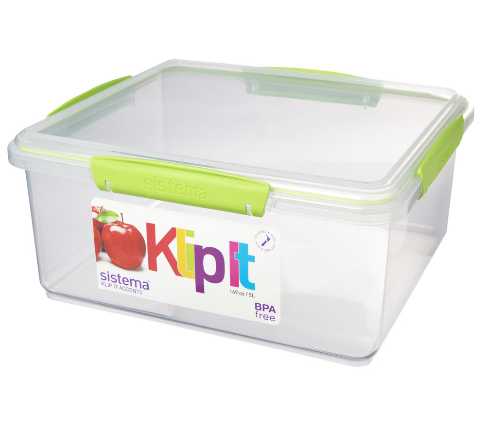Buy SISTEMA 61850 Rectangular 5litre Food Storage Box Free Delivery
