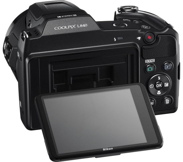 Buy NIKON COOLPIX L840 Bridge Camera Black Free Delivery Currys