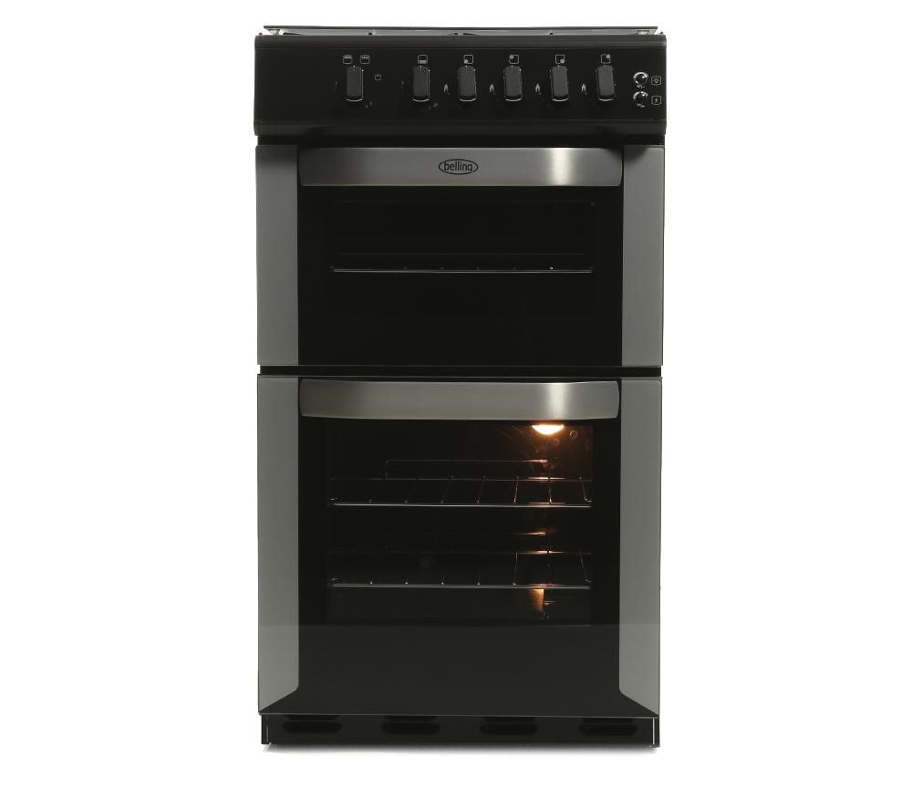 Belling FSG50DO Gas Cooker in Silver