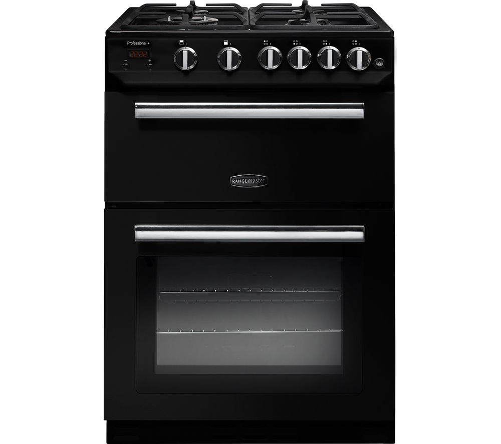 Buy RANGEMASTER Professional 60 cm Gas Cooker Black & Chrome Free