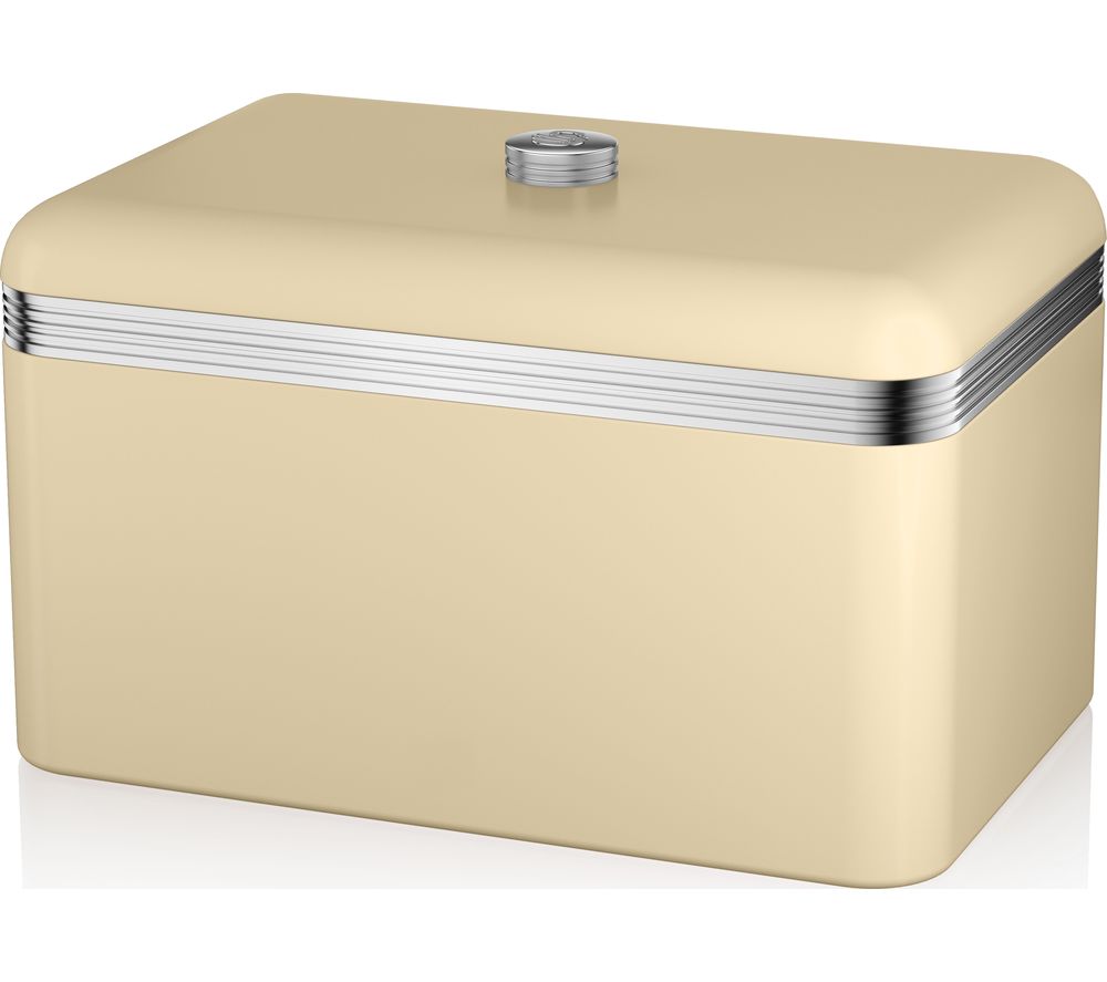 Buy SWAN Retro Bread Bin Cream Free Delivery Currys