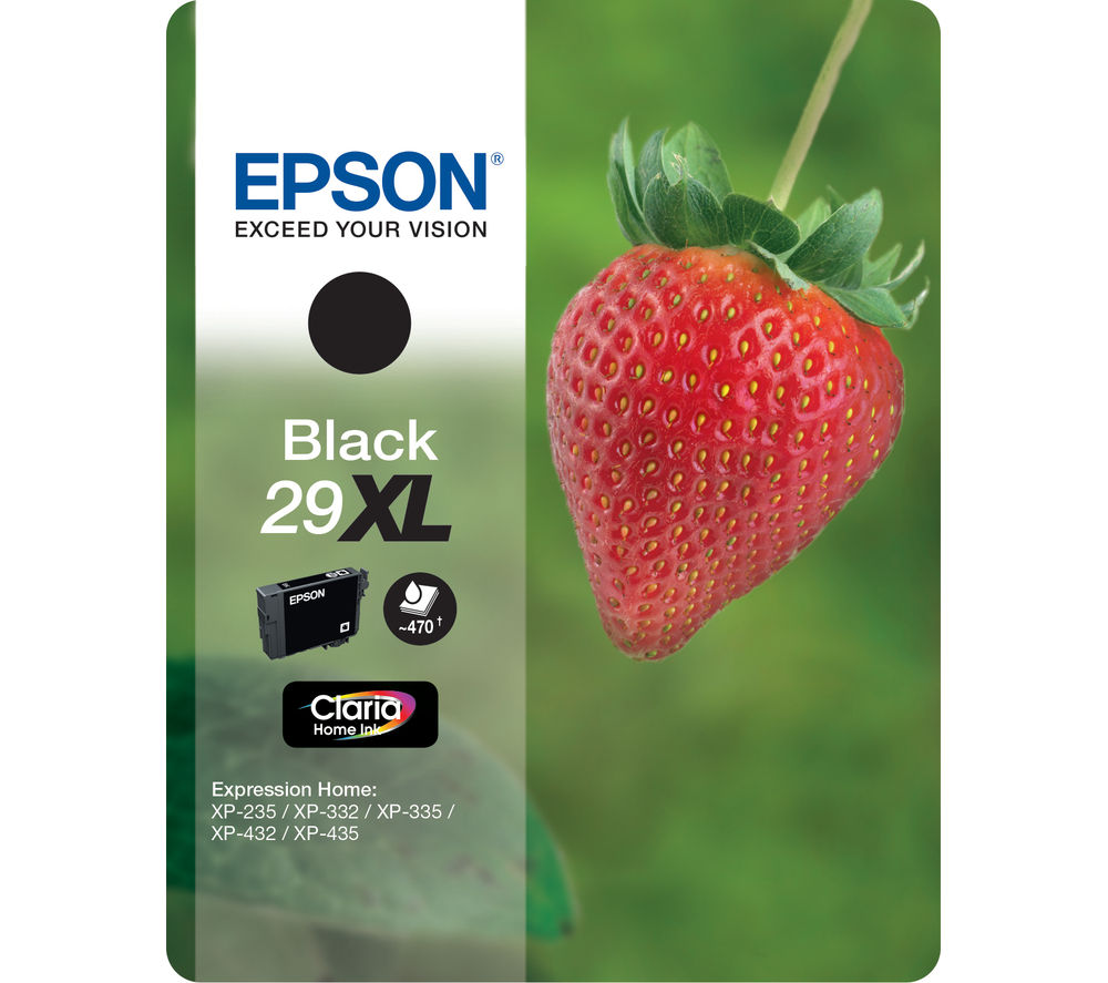 Buy EPSON Strawberry 29 XL Black Ink Cartridge Free Delivery Currys