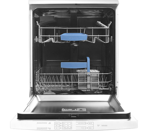 Buy BOSCH Serie 6 SMS53M02GB Fullsize Dishwasher White Free