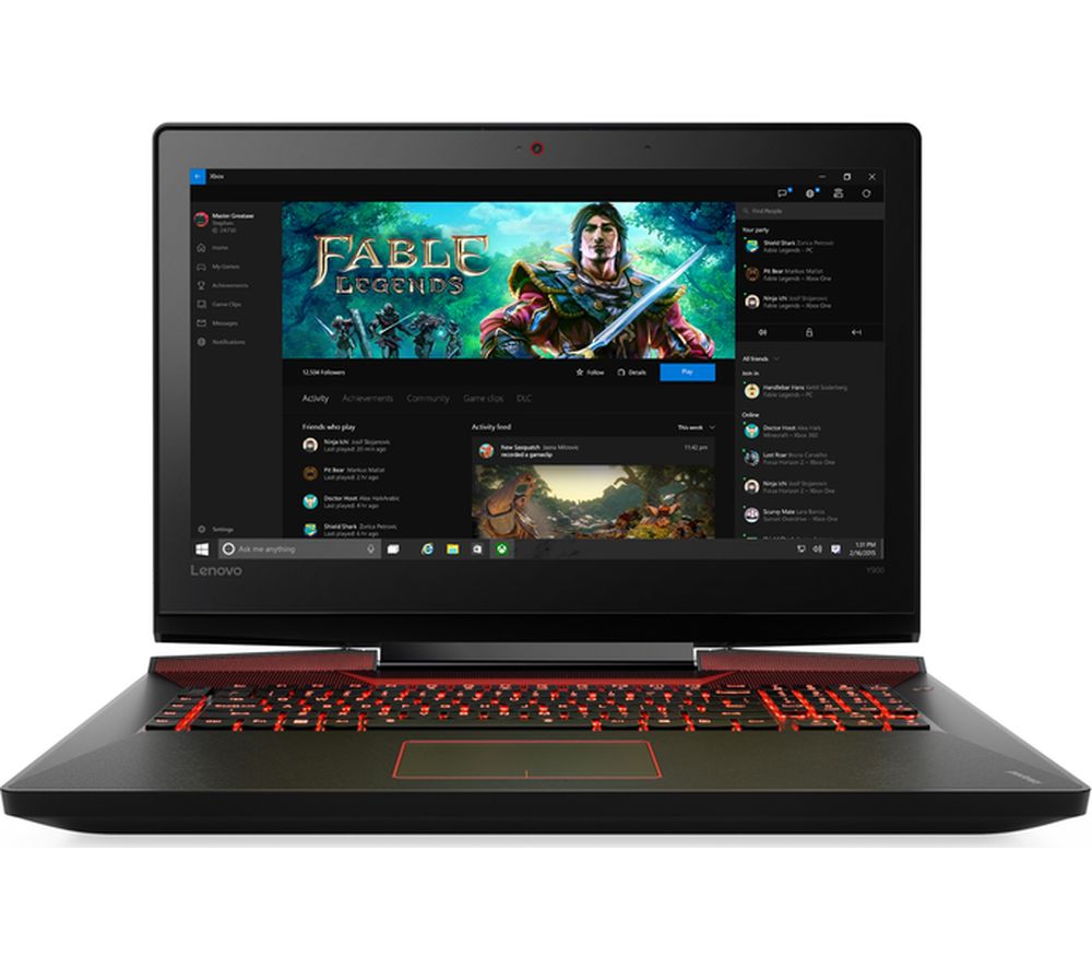 Buy LENOVO IdeaPad Y900 17.3\u0026quot; Gaming Laptop  Black  Free Delivery  Currys