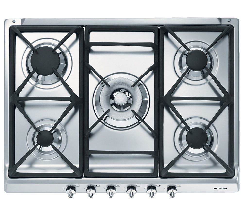 Buy Smeg Classic Se70sgh 5 Gas Hob Stainless Steel Free Delivery Currys 3242