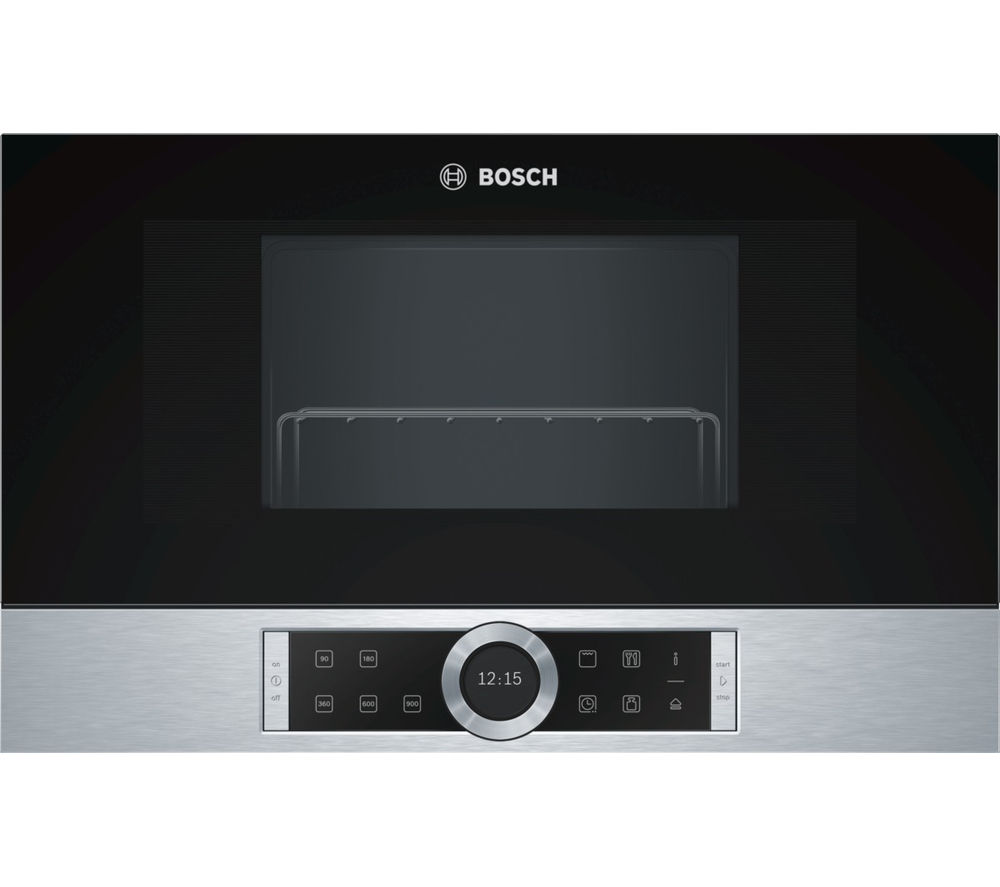 Bosch BEL634GS1B Built-in Microwave with Grill - Stainless Steel, Stainless Steel