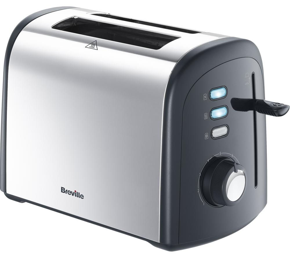 Buy BREVILLE VTT375 2Slice Toaster Polished Stainless Steel Free