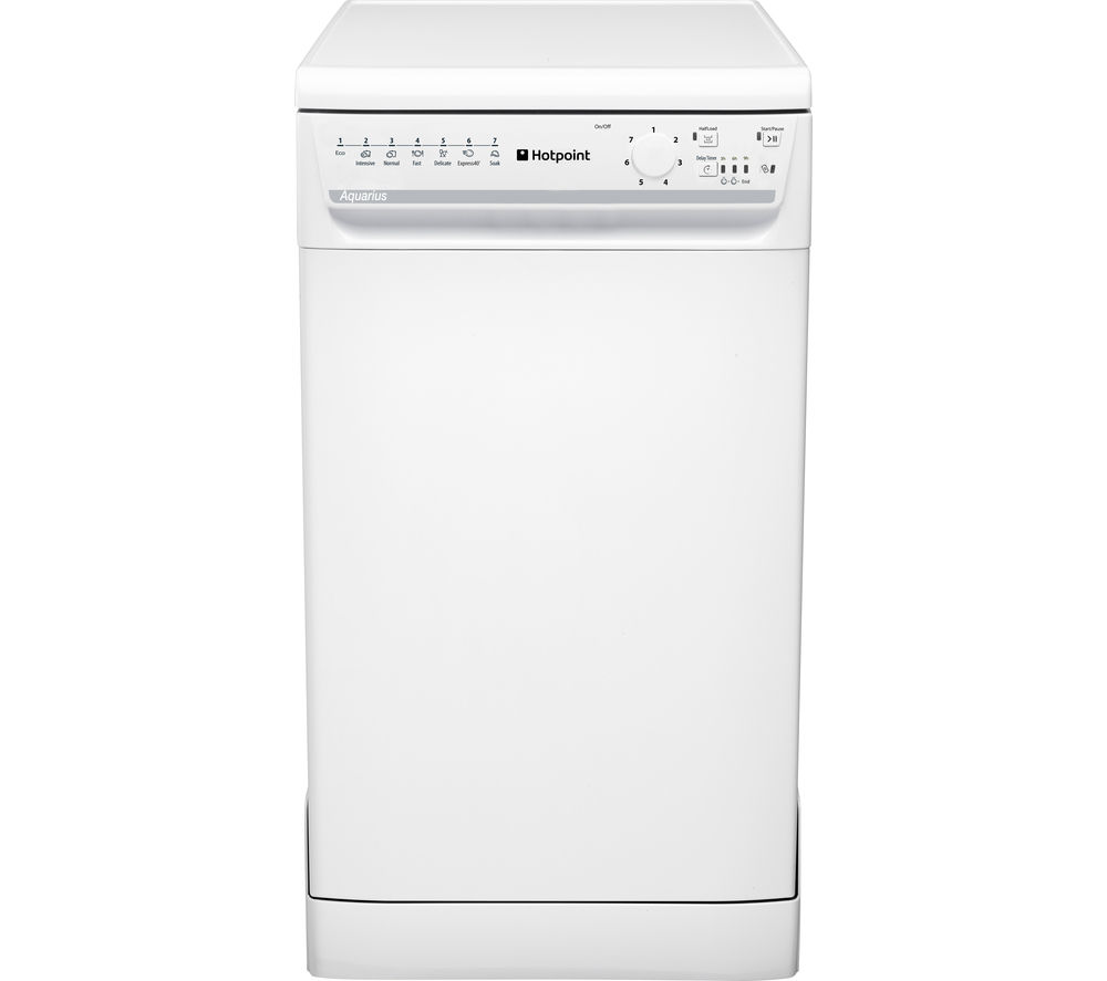 Buy HOTPOINT Aquarius SIAB11000P Slimline Dishwasher White Free