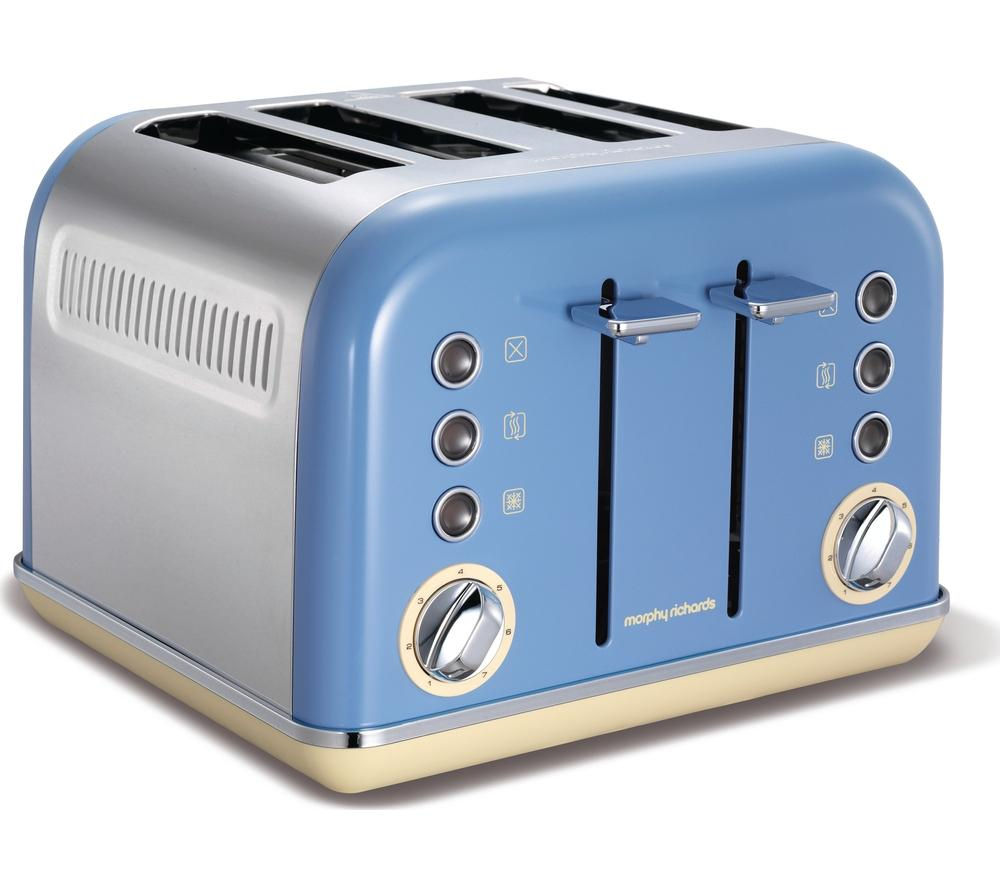 Buy MORPHY RICHARDS Accents 242007 4Slice Toaster Cornflower Blue