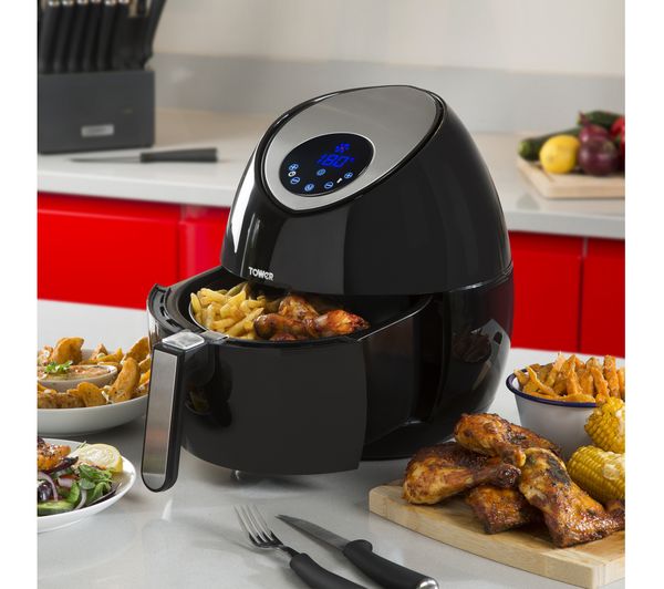 Buy TOWER T17008 Digital Air Fryer - Black | Free Delivery | Currys