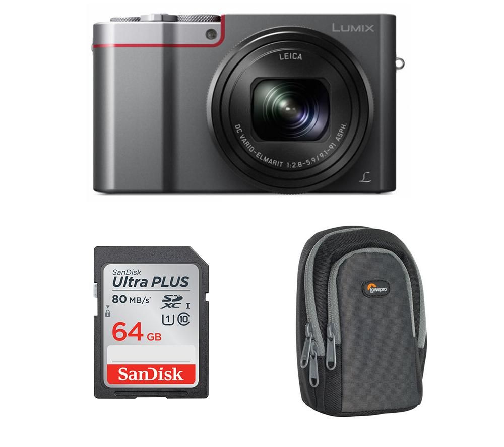 Buy PANASONIC Lumix DMCTZ100EBS Compact Camera & Accessories Bundle