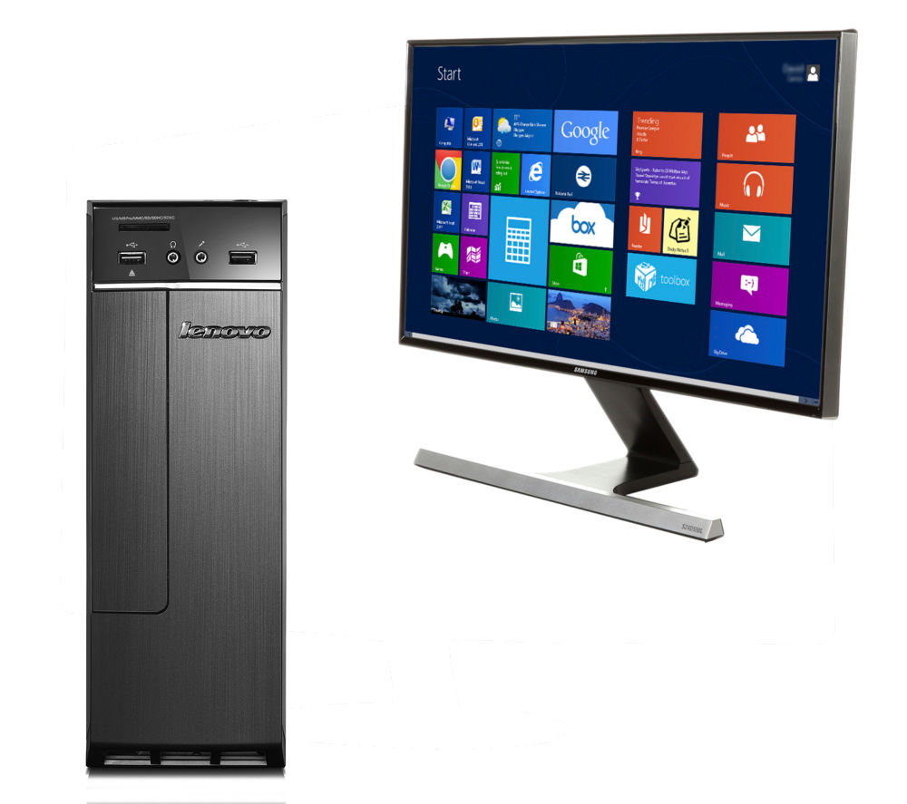 Buy LENOVO H30 Desktop PC & Monitor Bundle Free Delivery Currys