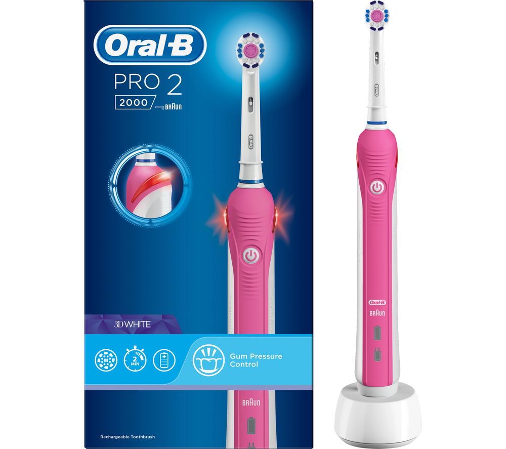 buy-oral-b-pro-2000-electric-toothbrush-pink-free-delivery-currys