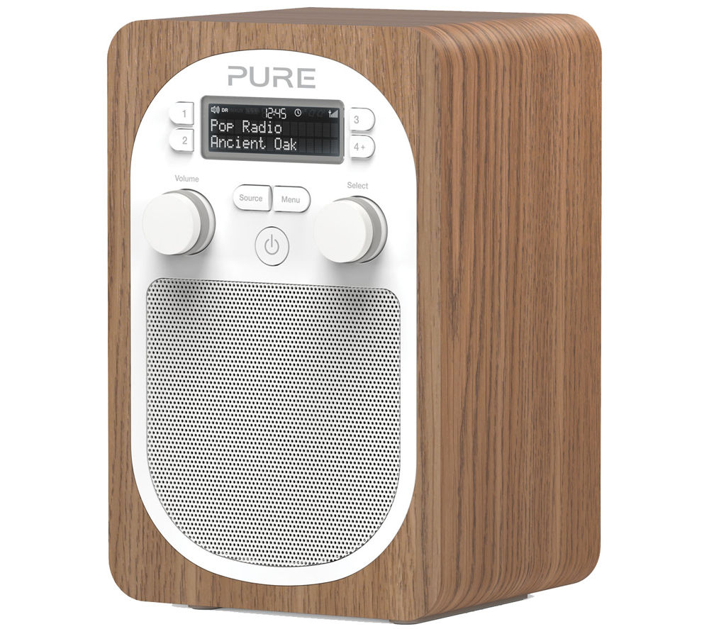 Buy PURE Evoke D2 Portable DAB Radio Oak Free Delivery Currys