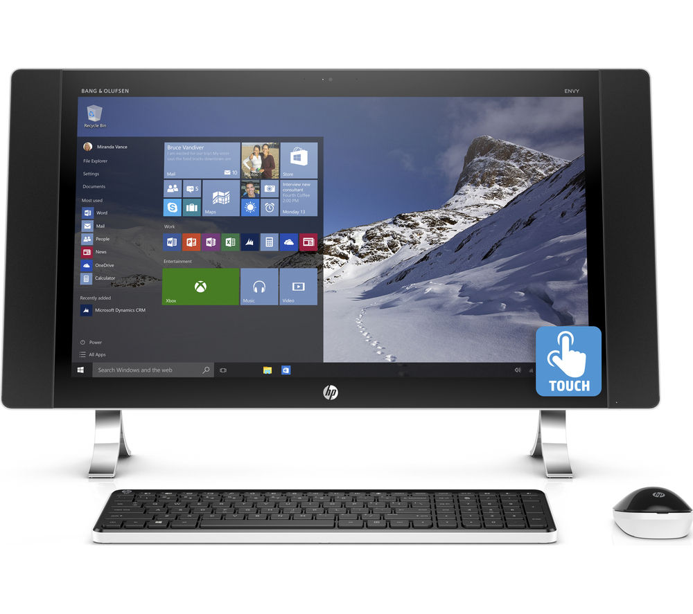 HP ENVY 27-p075na 27" Touchscreen All-in-One PC Deals | PC World