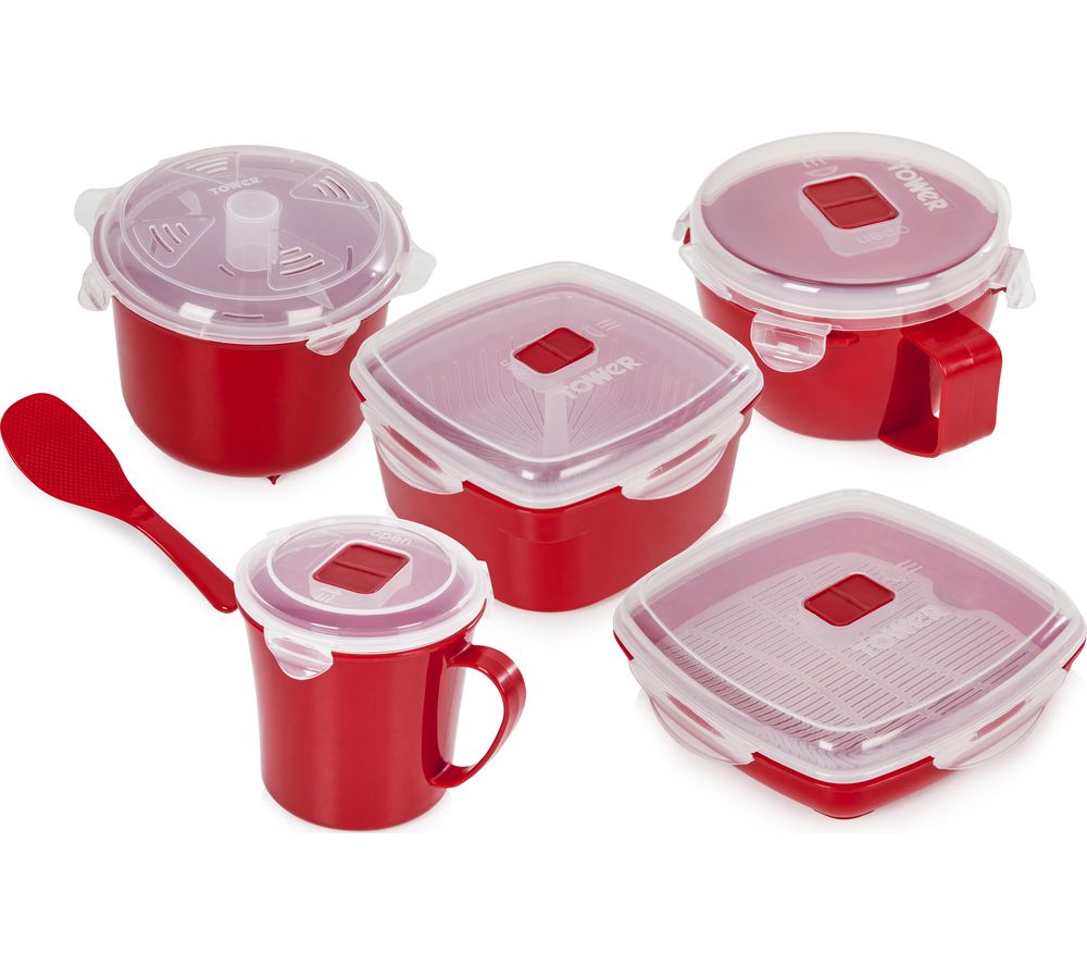 TOWER Microwave Safe 5-piece Food Storage Set Review