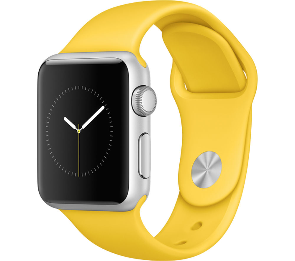 Buy APPLE Watch 38 mm Sports Band - Yellow | Free Delivery | Currys