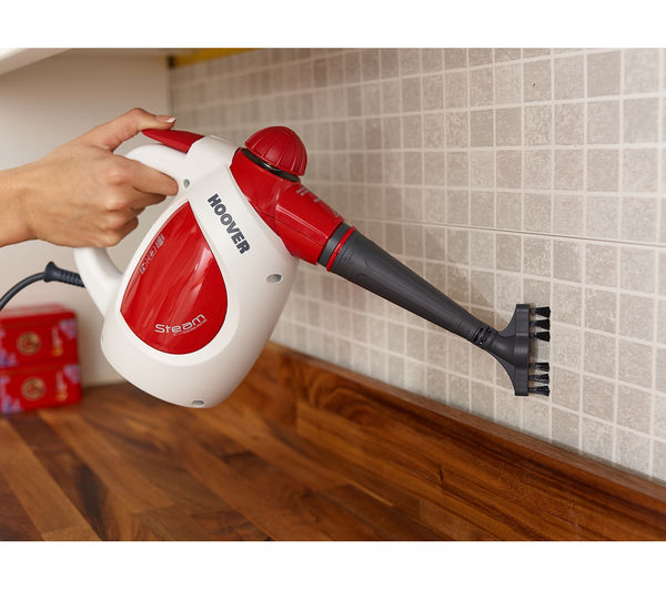 Buy Hoover Steam Express Ssnh1000 Handheld Steam Cleaner Red And White Free Delivery Currys