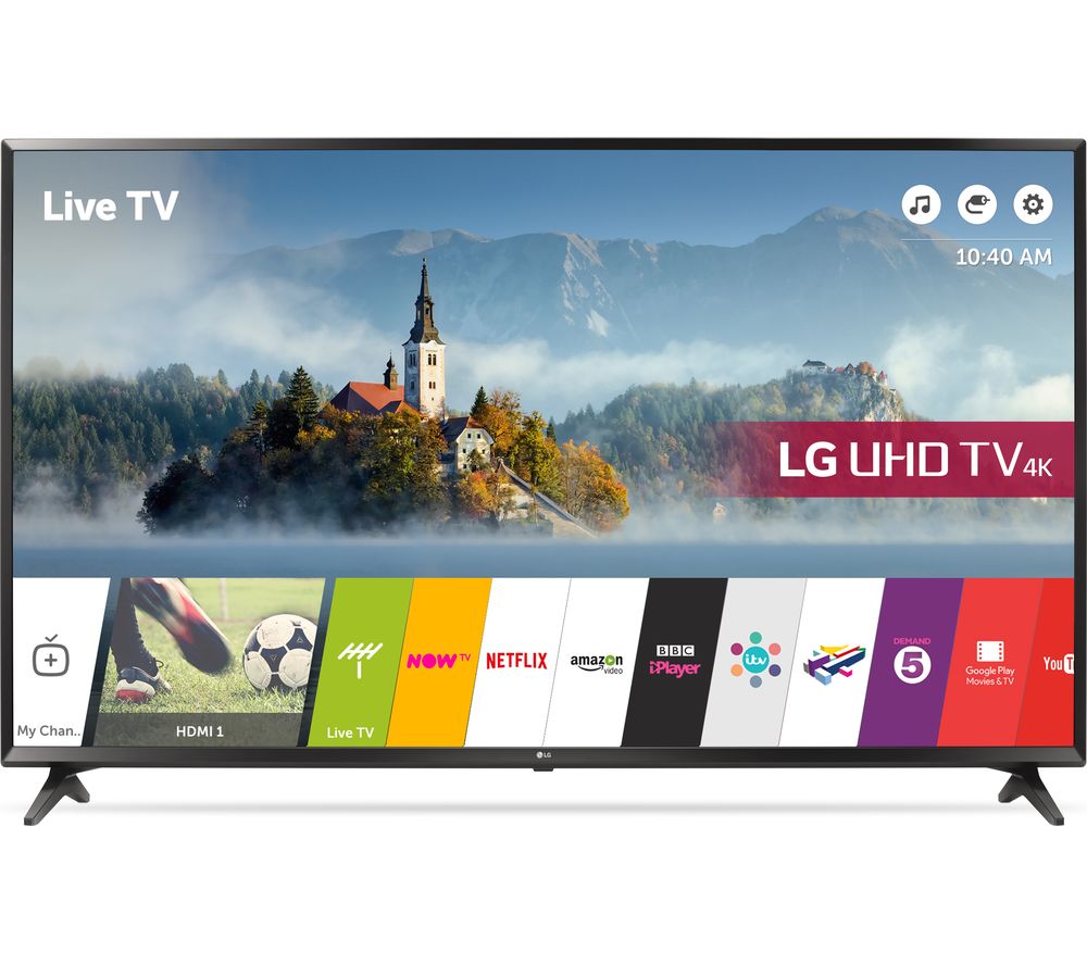 Buy Lg Uj V Smart K Ultra Hd Hdr Led Tv Free Delivery Currys