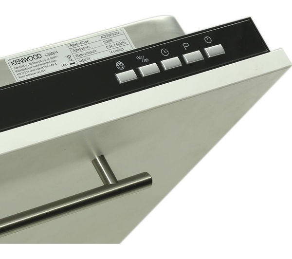 Buy KENWOOD KID60B14 Fullsize Integrated Dishwasher Free Delivery