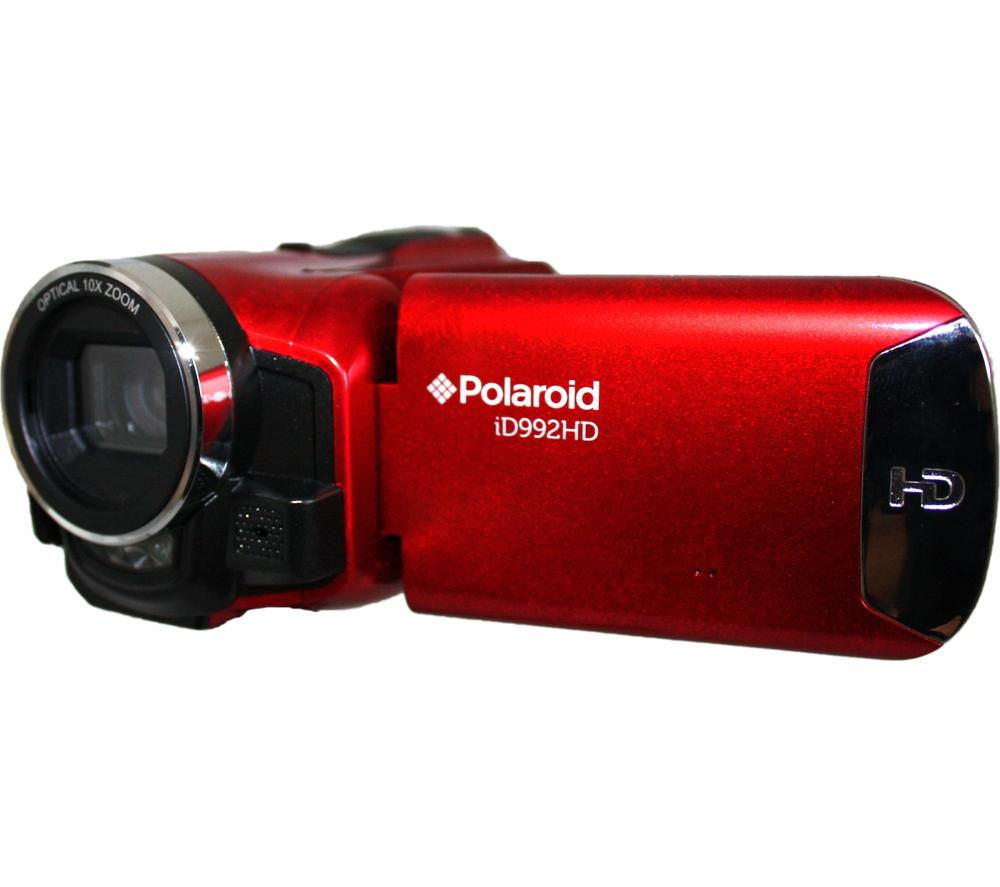 Buy POLAROID iD992 Traditional Camcorder Red Free Delivery Currys