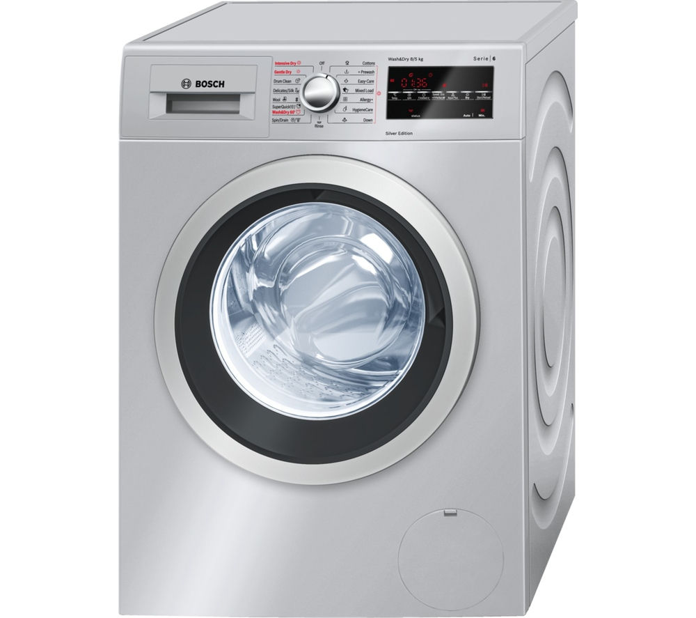 Buy BOSCH Serie 6 WVG3046SGB Washer Dryer - Silver | Free Delivery | Currys