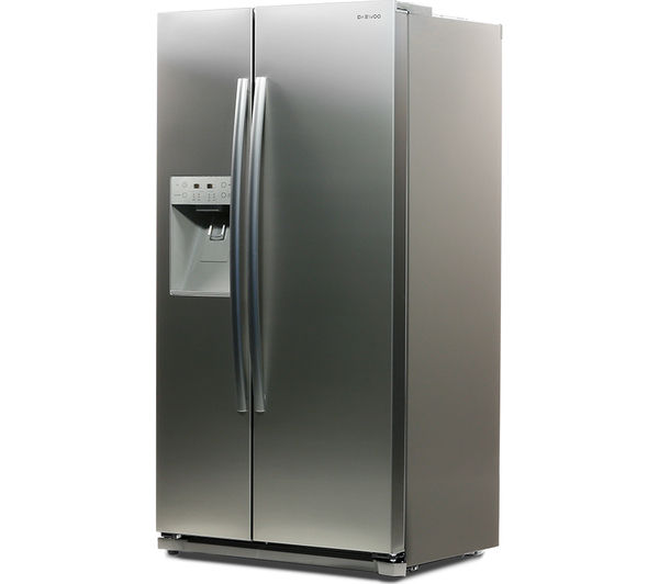 Buy DAEWOO DRQ29NPES AmericanStyle Fridge Freezer Silver Free