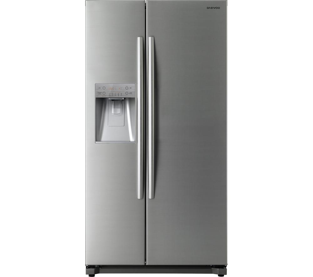 Daewoo DRQ29NPES American-Style Fridge Freezer in Silver