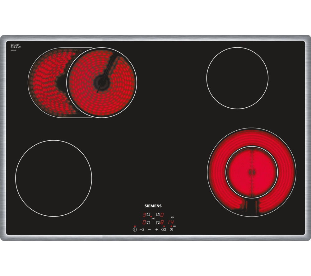 Buy SIEMENS ET845BN17E Electric Ceramic Hob - Black | Free Delivery