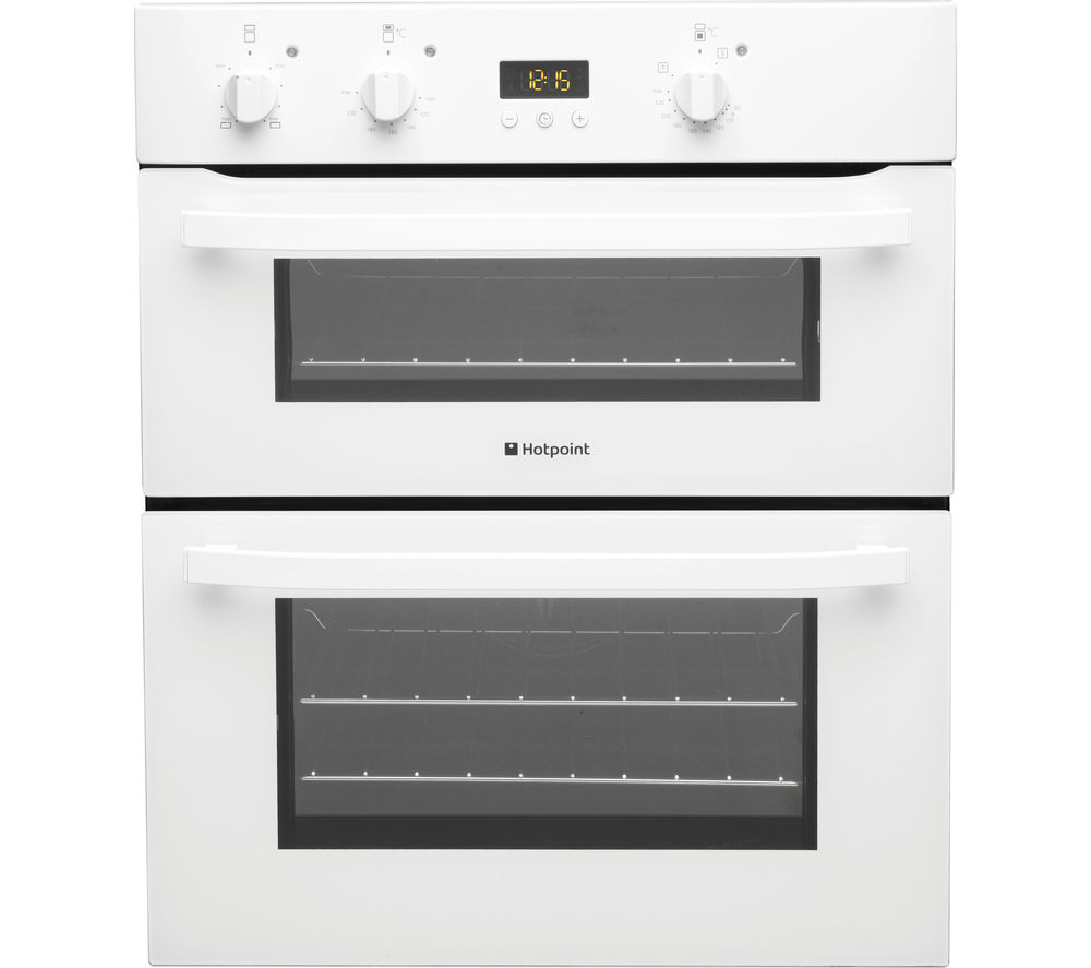 Buy HOTPOINT UH53W Electric Builtunder Double Oven White Free