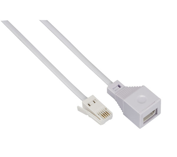 Buy LOGIK LTEX511 Male to Female Telephone Extension Cable 5m Free