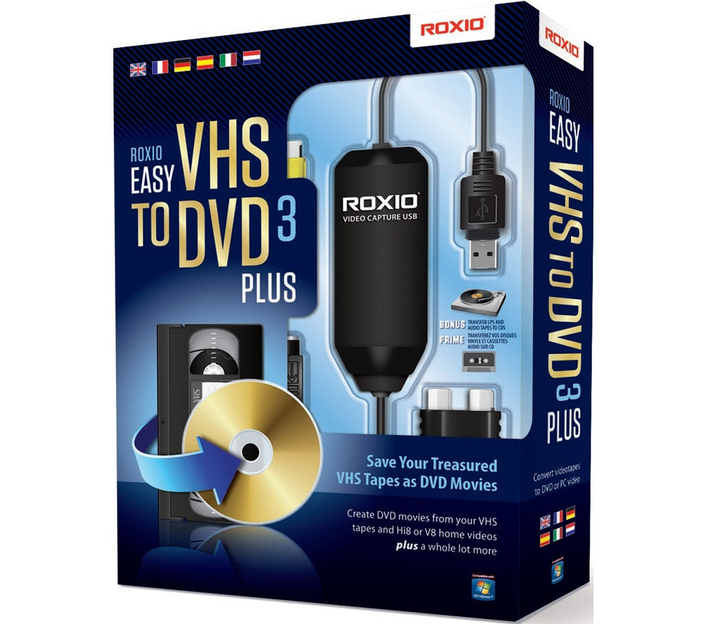 roxio easy vhs to dvd 3 plus driver download