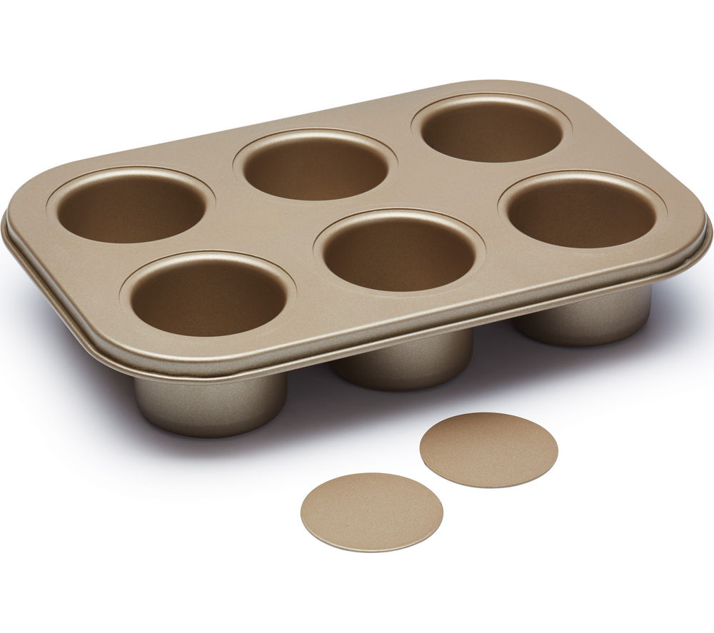 PAUL HOLLYWOOD PHBB102 6-hole Non-stick Deep Baking Tin Review